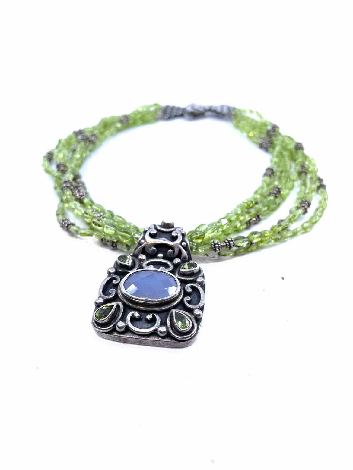 Green Peridot Necklace