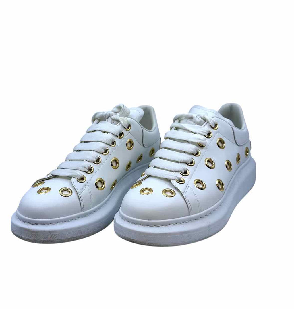 ALEXANDER MCQUEEN Size 9 White Sneakers