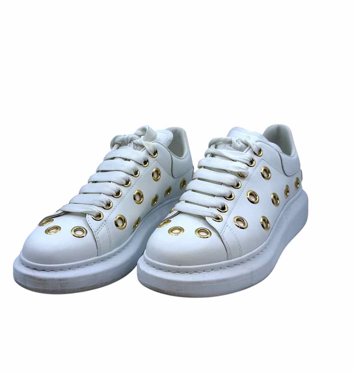 ALEXANDER MCQUEEN Size 9 White Sneakers