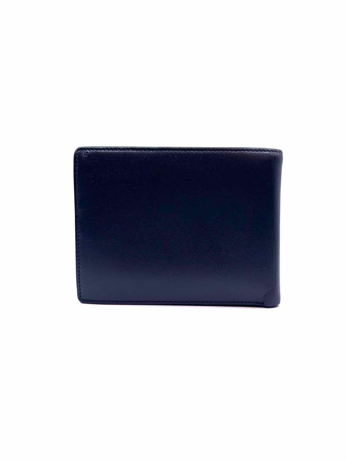 MONT BLANC Black Leather Solid Wallet