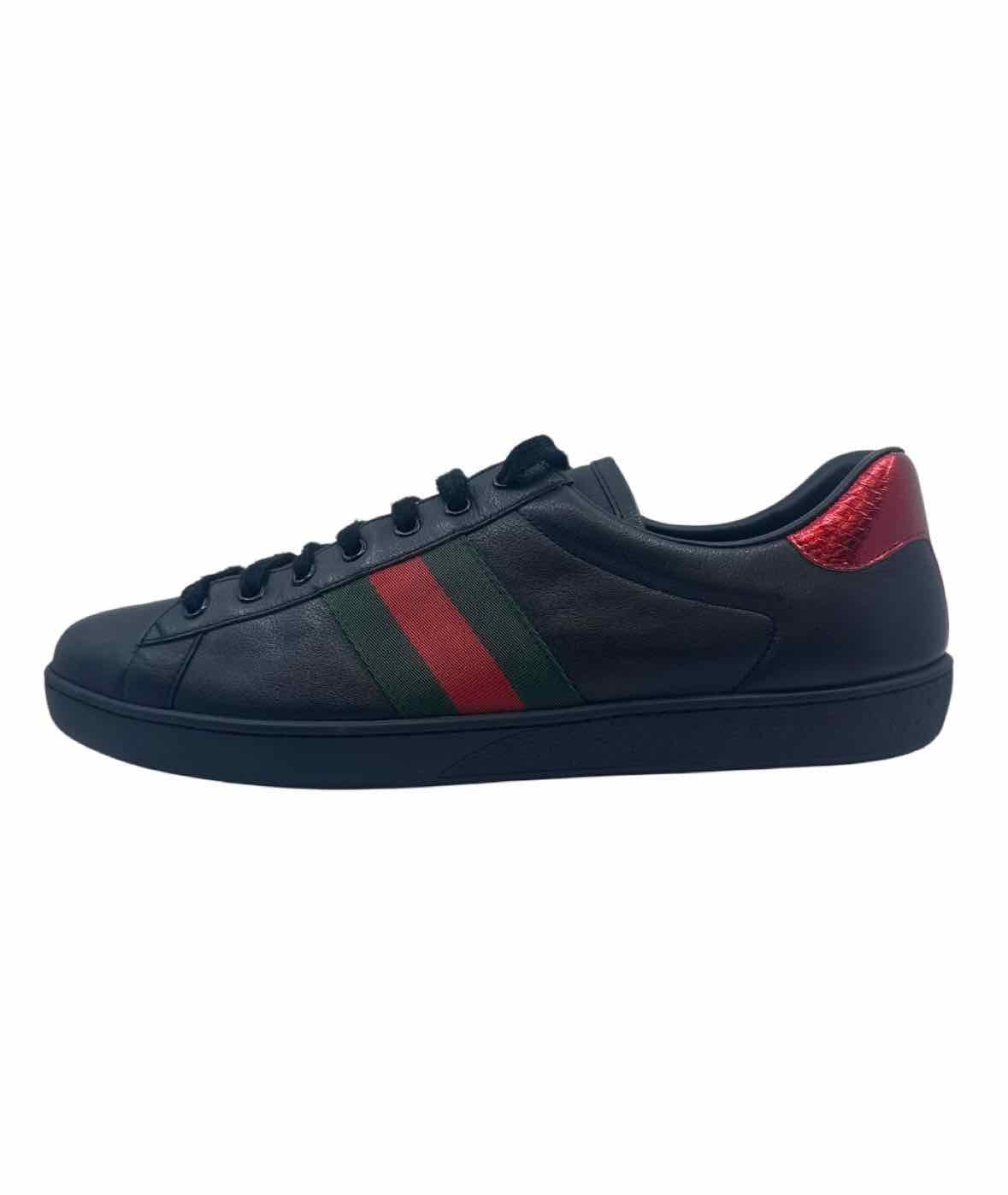 GUCCI Size 13 Black Men's Sneakers