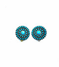 I PAYLUSI Turquoise Clip Earrings