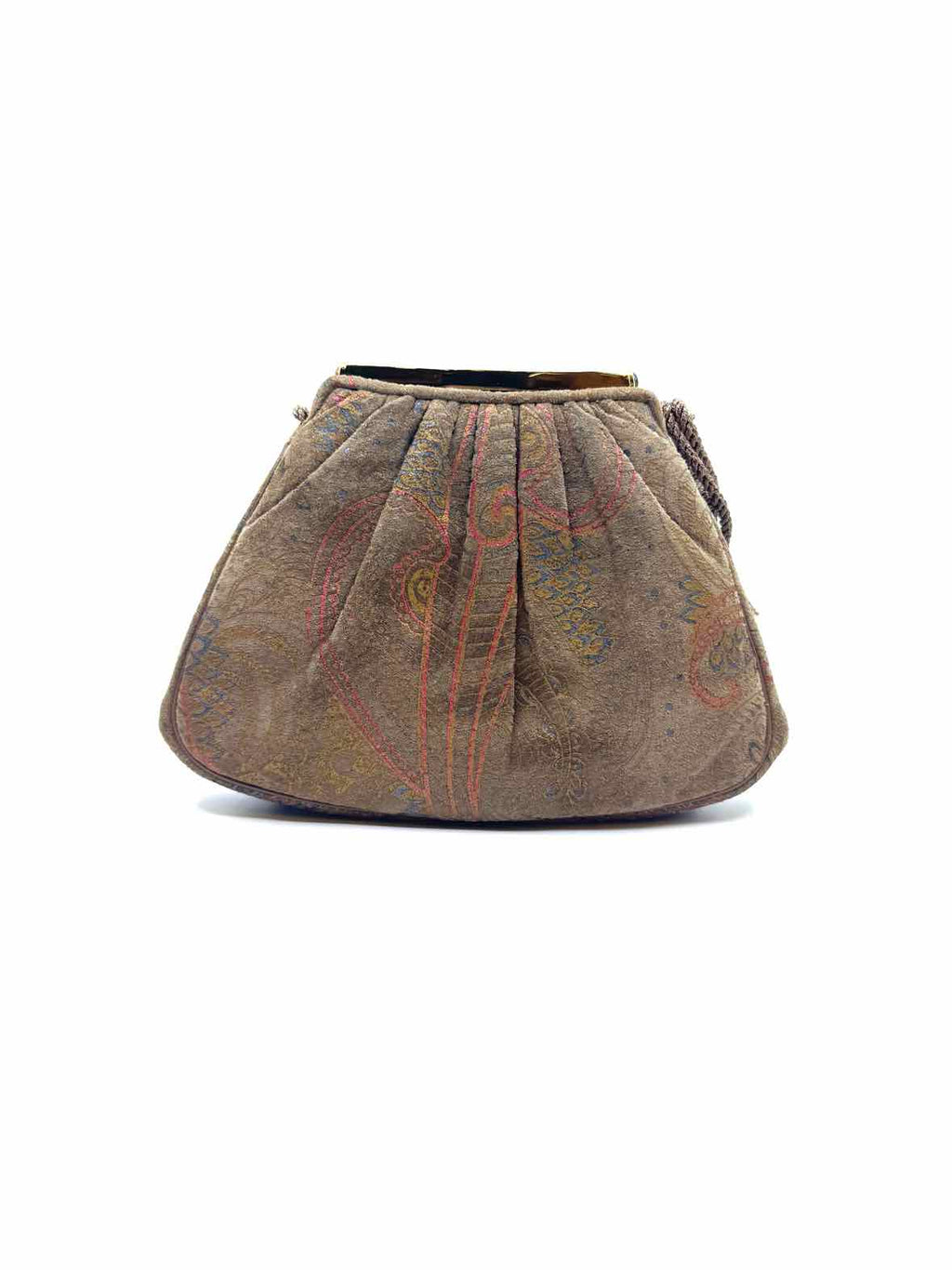 JUDITH LEIBER Taupe Evening Bag