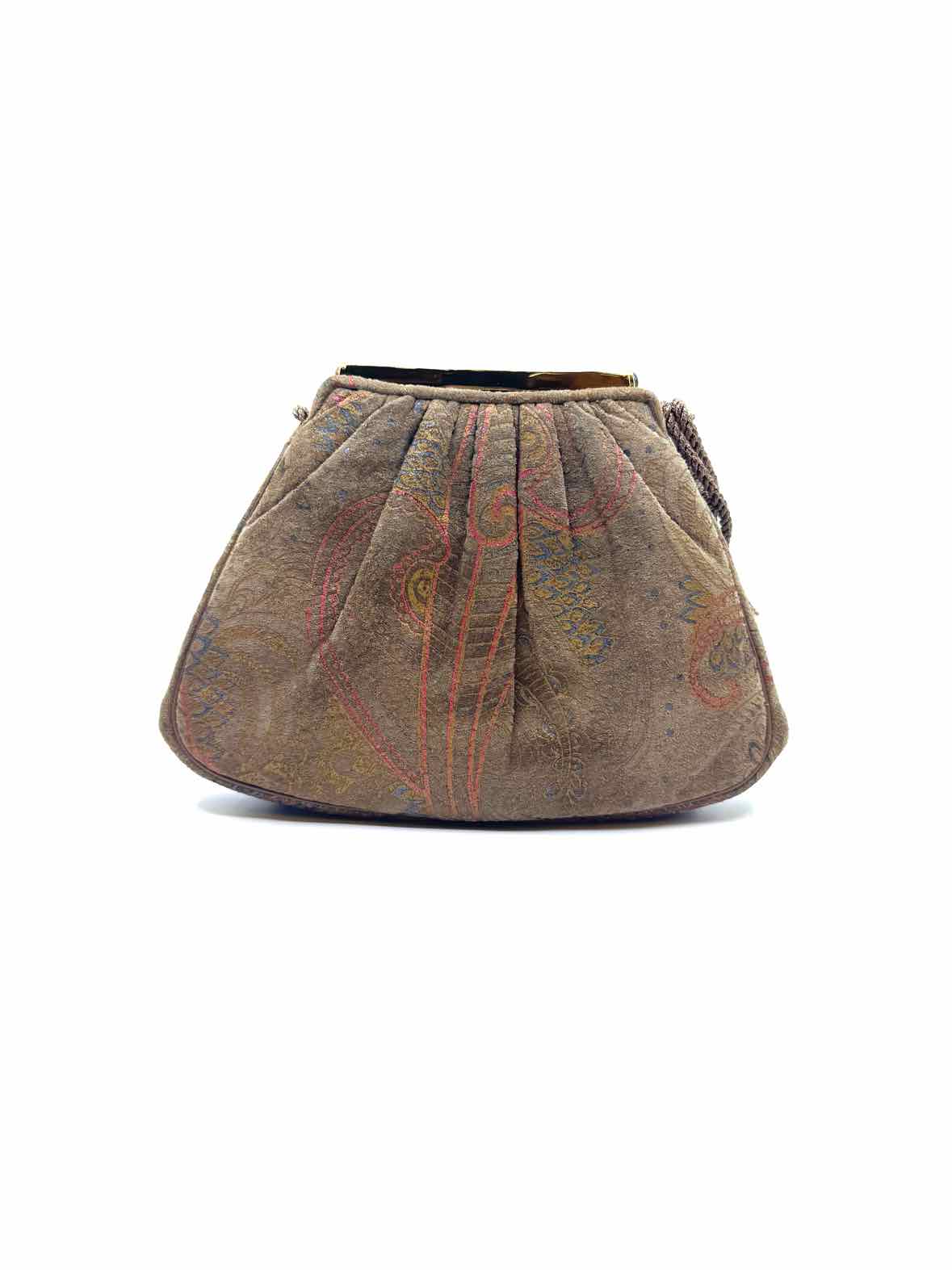JUDITH LEIBER Taupe Evening Bag