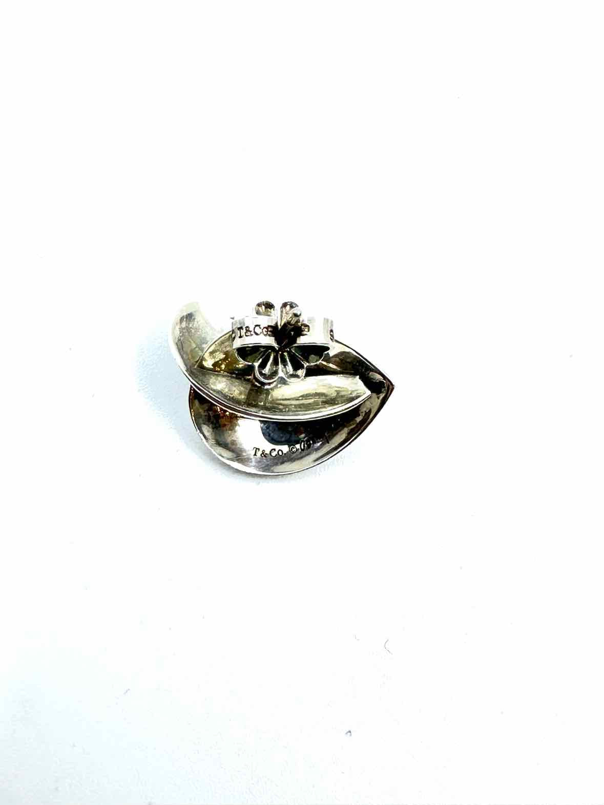 TIFFANY & CO Sterling Silver Silver Pierced Earrings