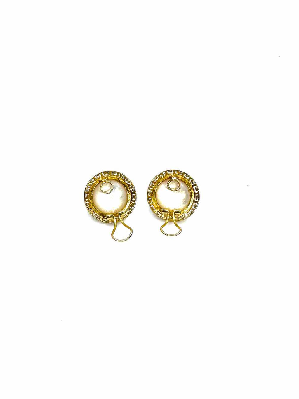 14K Pearl Clip Earrings