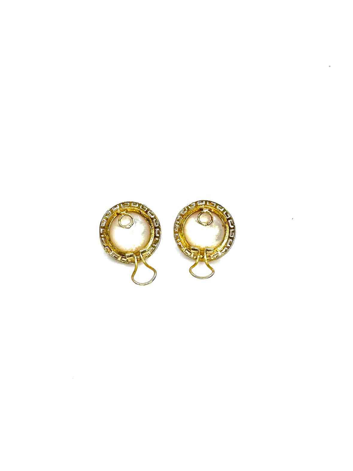 14K Pearl Clip Earrings