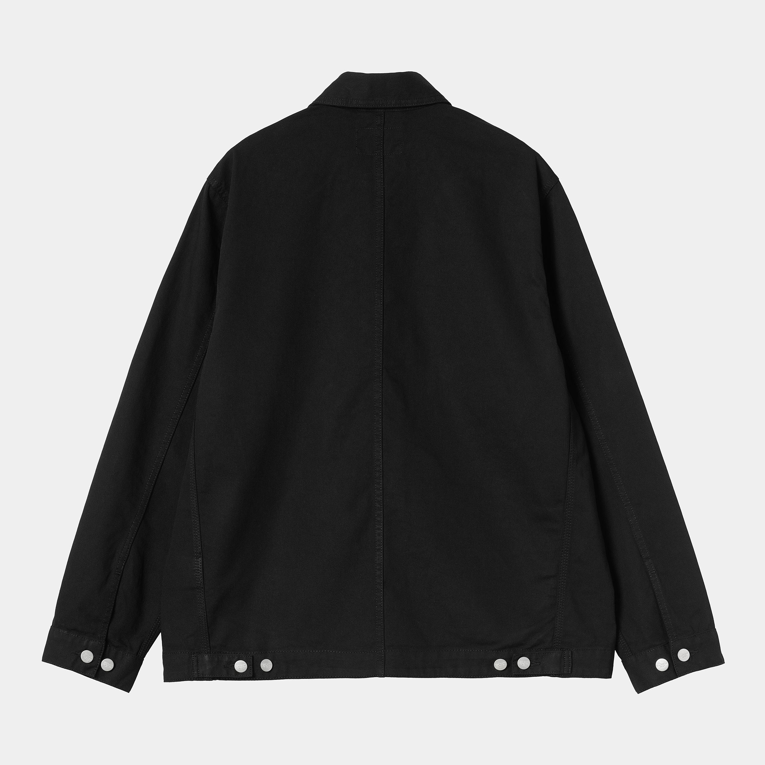 Carhartt WIP Mens Drewe Chore Coat Jacket - Black Rinsed