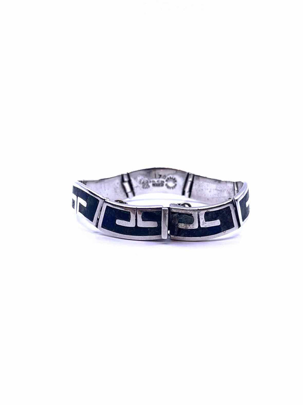 TAXCO Silver Malachite Bracelet
