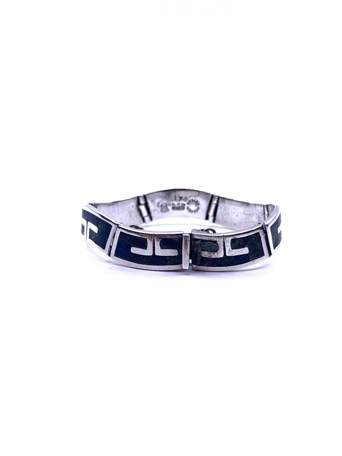 TAXCO Silver Malachite Bracelet