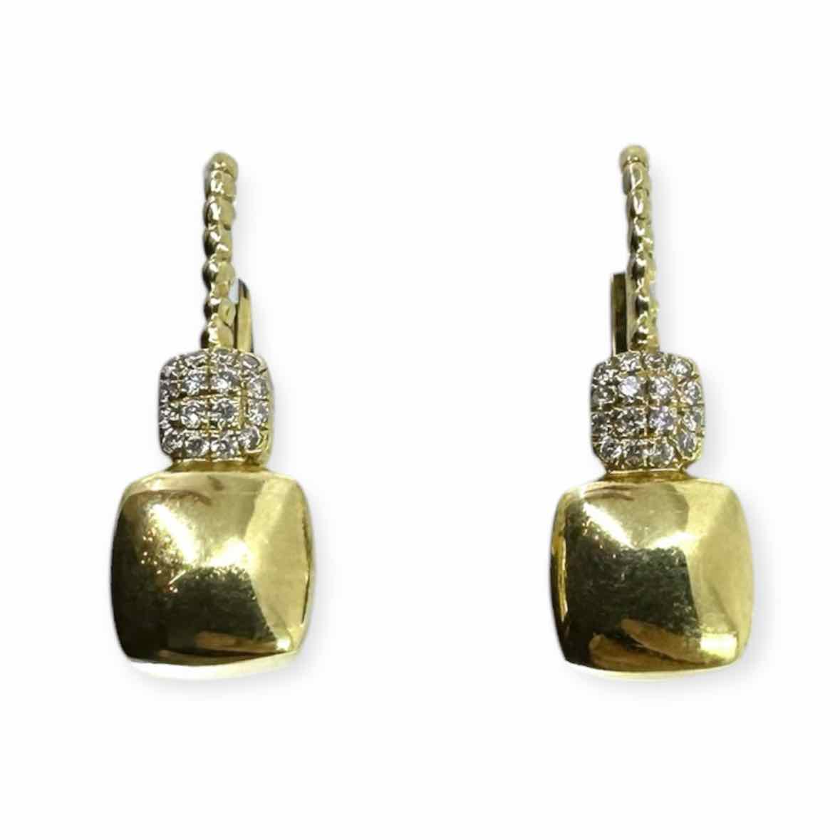 BONY LEVY Gold Pierced Earrings
