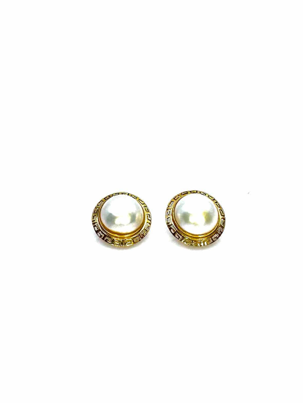 14K Pearl Clip Earrings