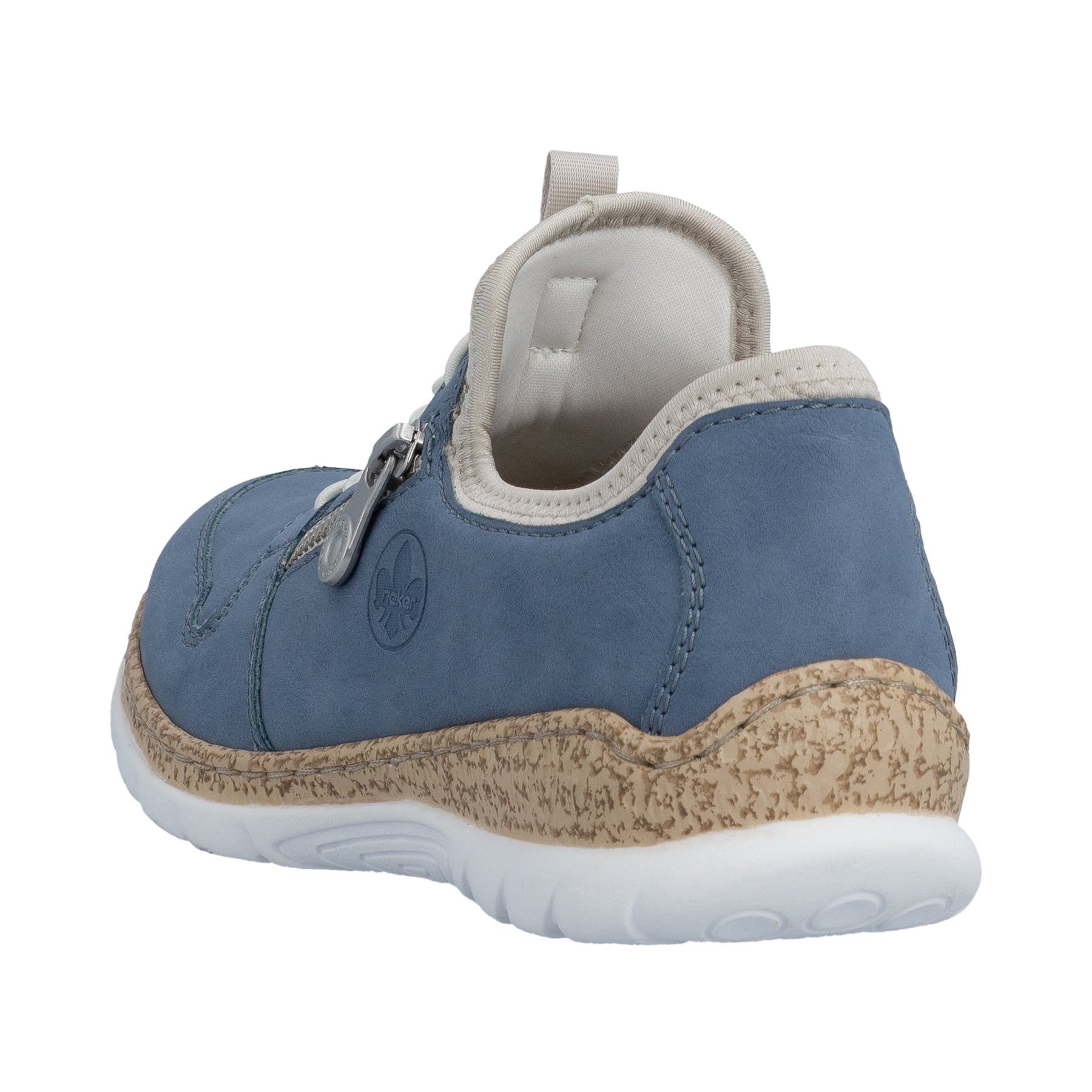 Rieker Womens Fashion Slip On Trainers | Blue