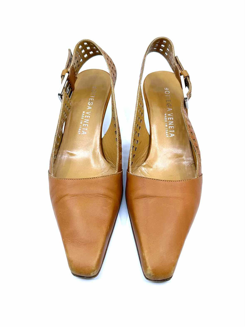 BOTTEGA VENETA Size 5.5 Camel Sandals