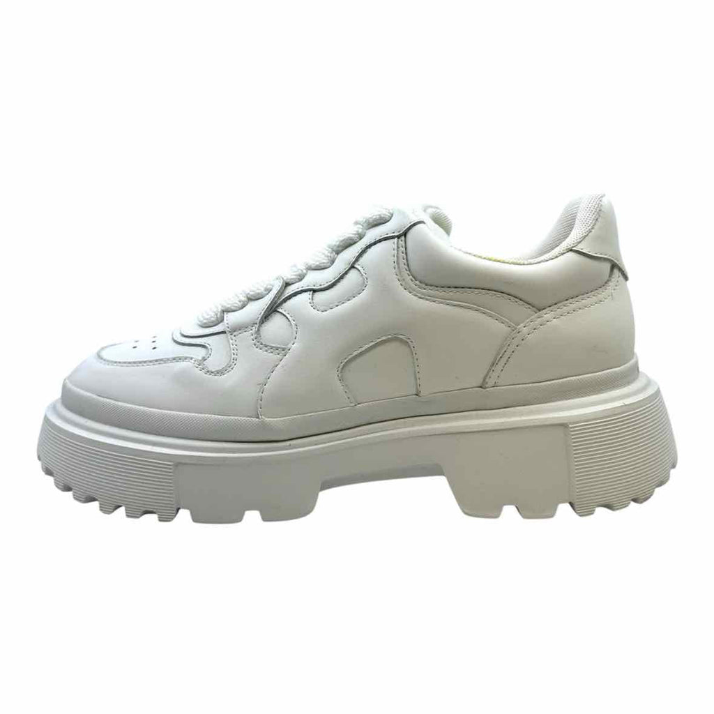 HOGAN Size 8 White Sneakers