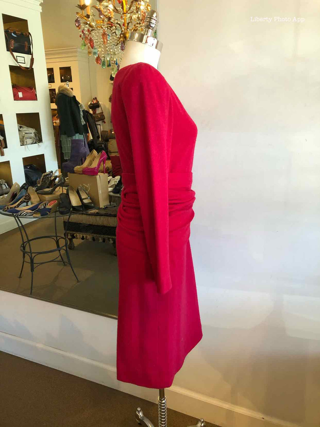 CAROLYNE ROEHM Fuschia Ruched Dress | 6