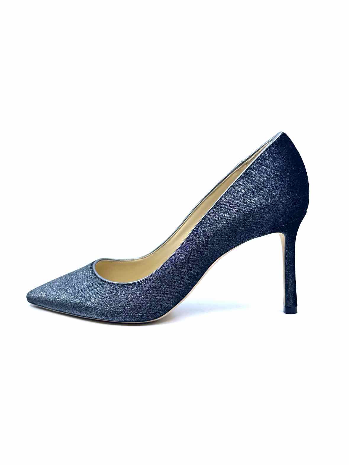 JIMMY CHOO Silver Pumps Size 8.5