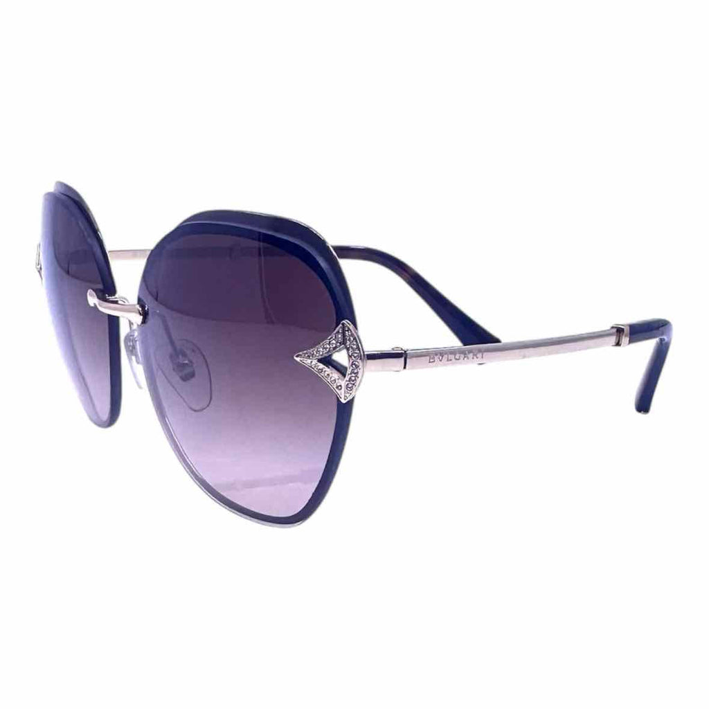 BVLGARI Brown Square Solid Sunglasses