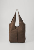 Becksondergaard Suede Demi Bag in Hot Fudge Brown