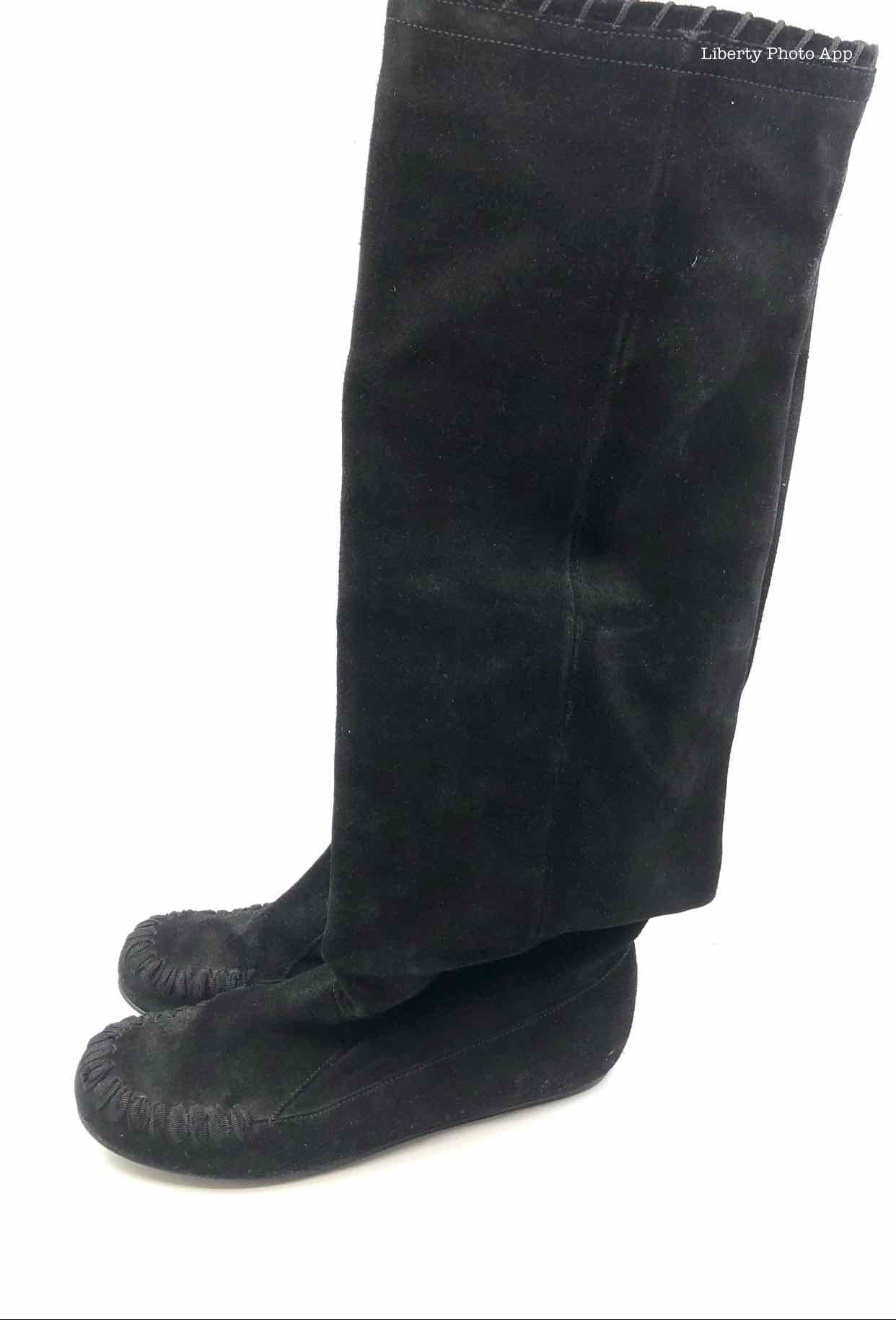 LANVIN Woven Tall Boot | 7.5