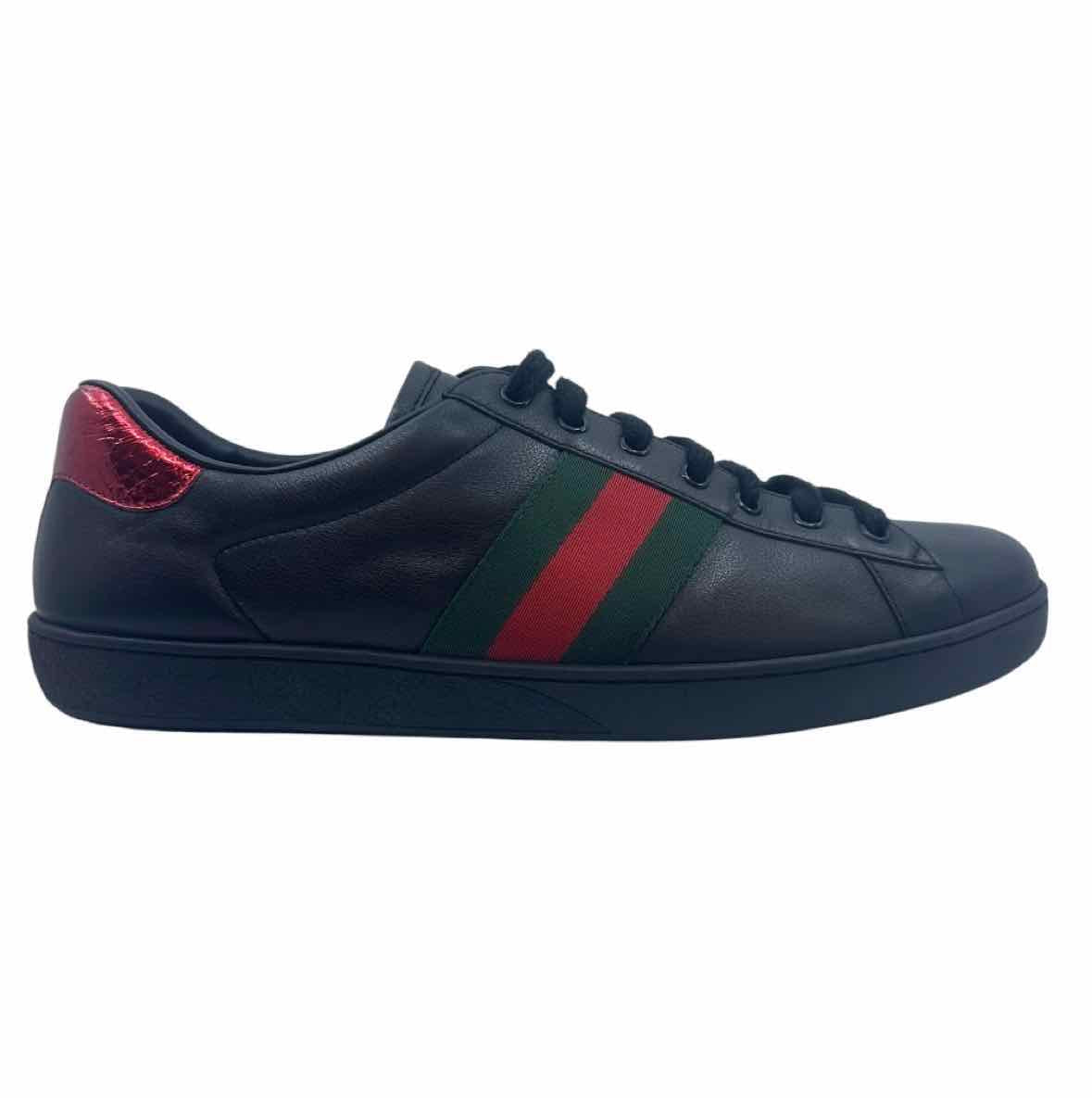 GUCCI Size 13 Black Men's Sneakers