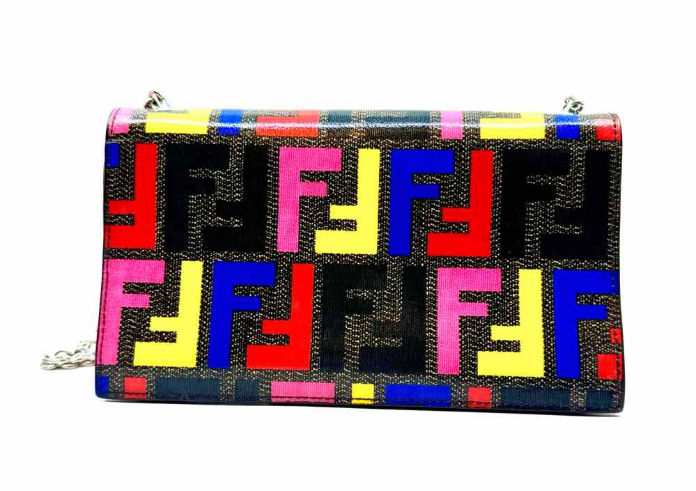 FENDI Multi-Color Zucca wallet on chain