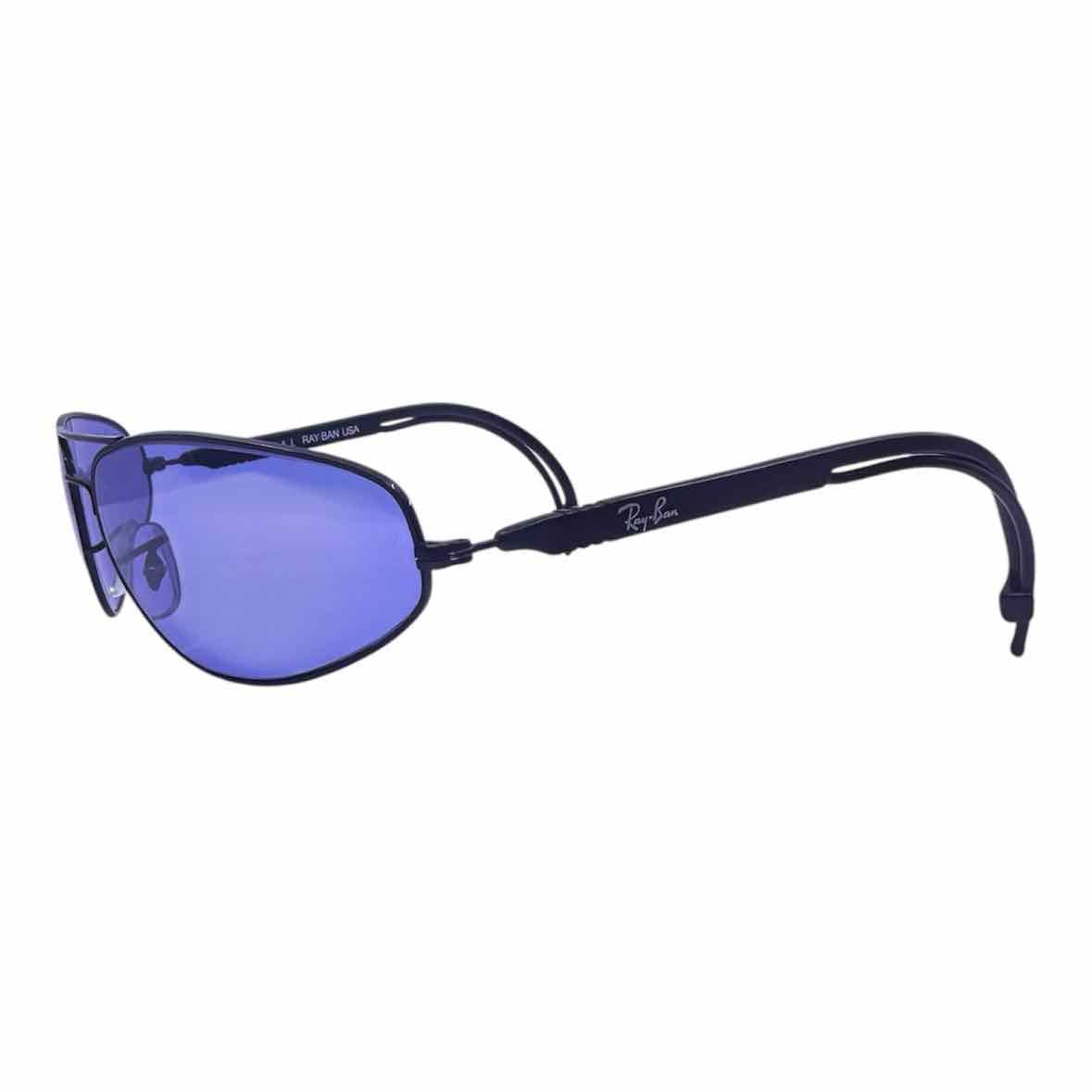 RAY BAN Purple & Black Cat Eye Solid Sunglasses