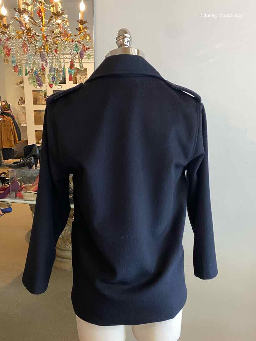 LIBERTINE Size XS Black Cashmere Blend Floral Jacket