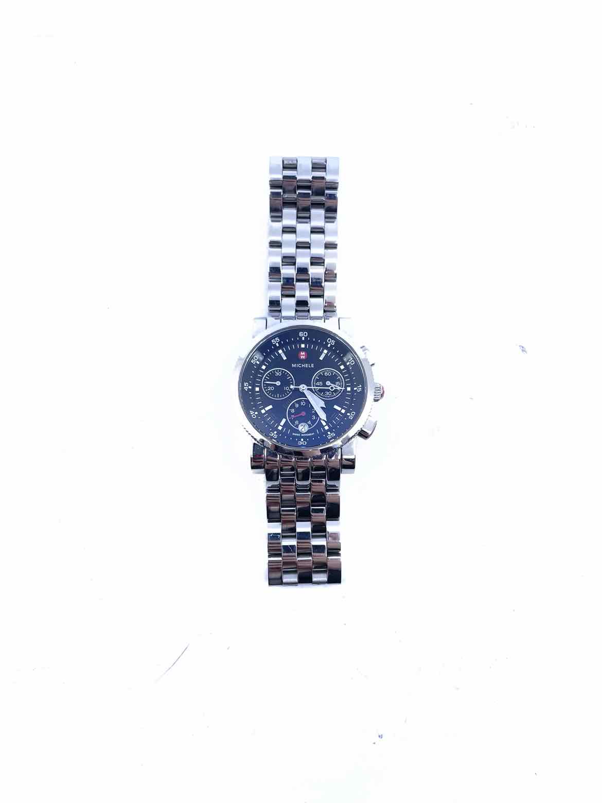 MICHELE Black & Silver Watch