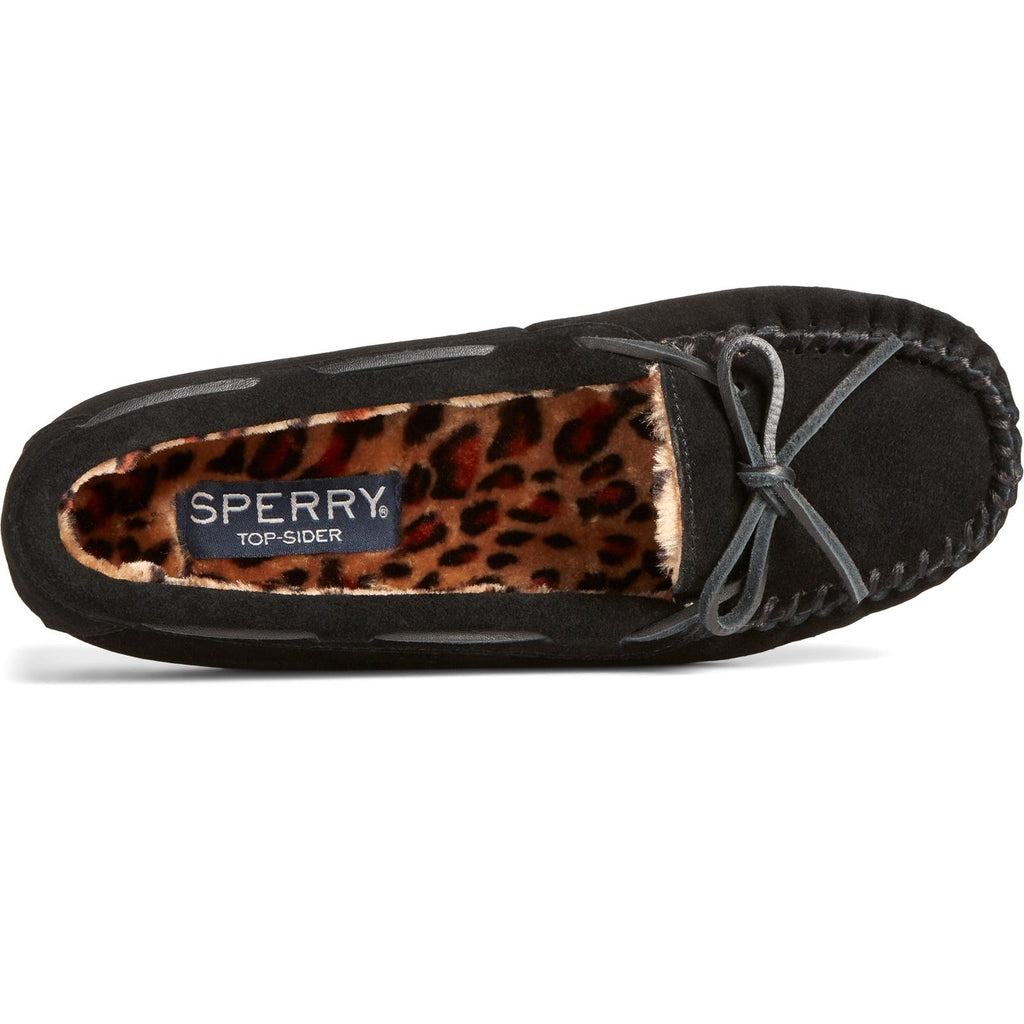 Sperry Womens Reina Slipper | Black Leopard