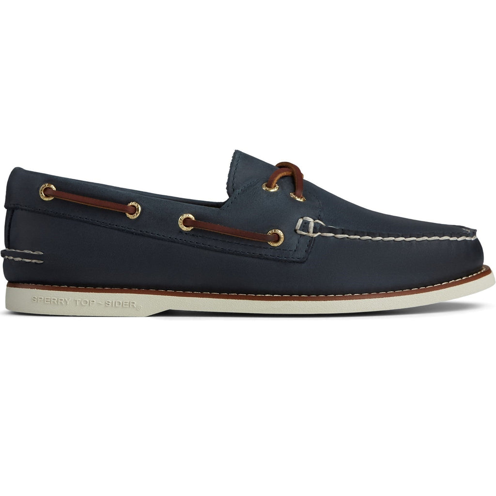 Sperry Mens Authentic Original Gold Cup Boat Shoes | Navy