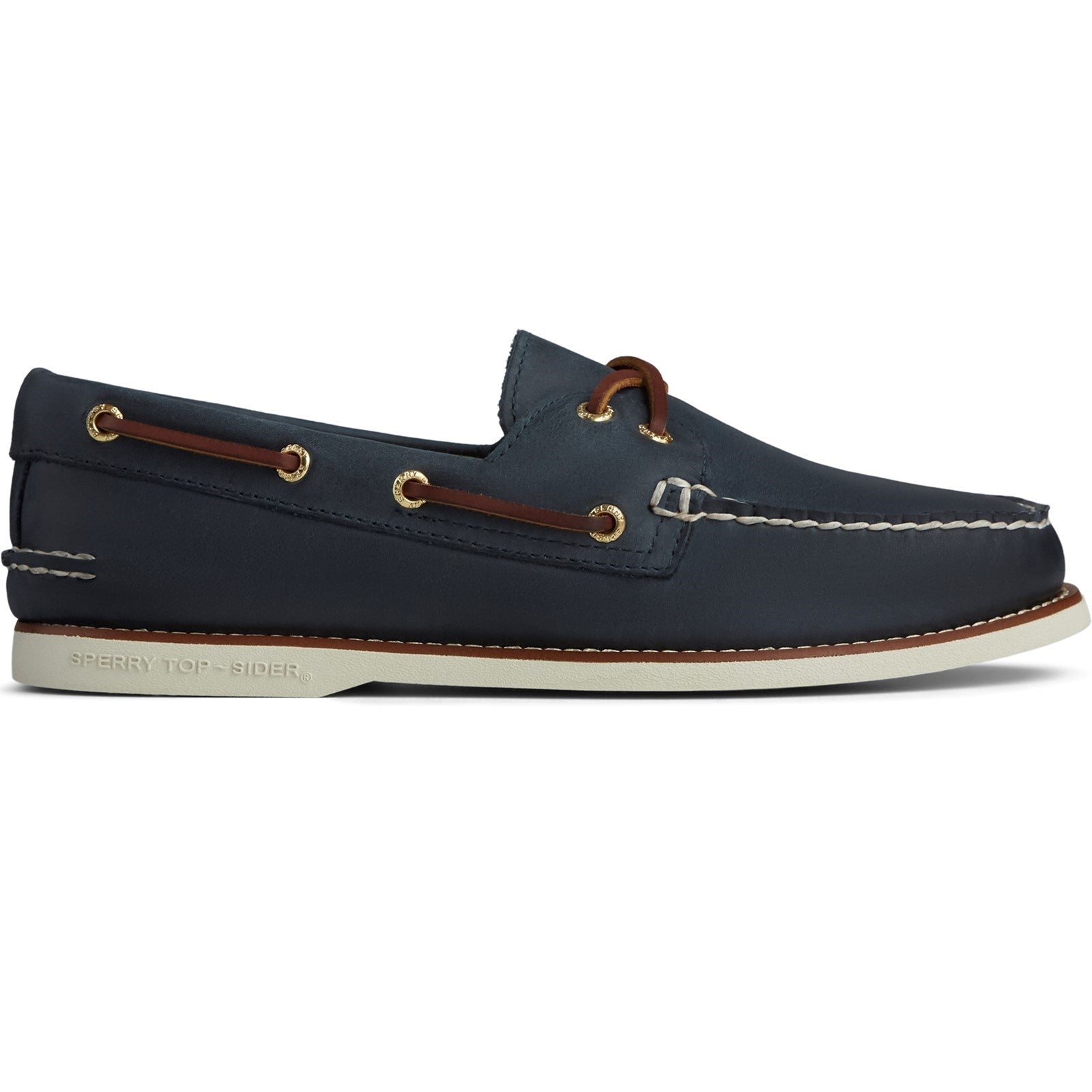 Sperry Mens Authentic Original Gold Cup Boat Shoes | Navy