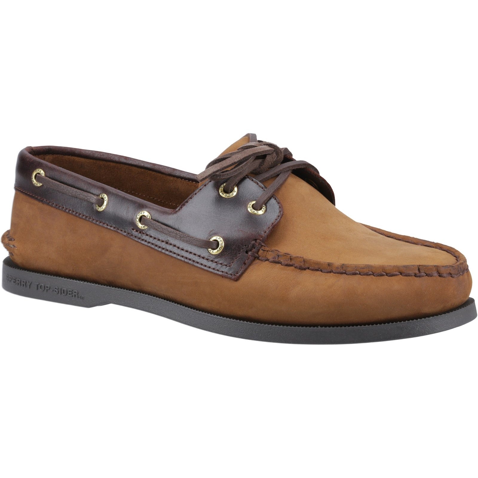 Sperry Mens Authentic Original 2-Eye Boat Shoes | Brown Combo