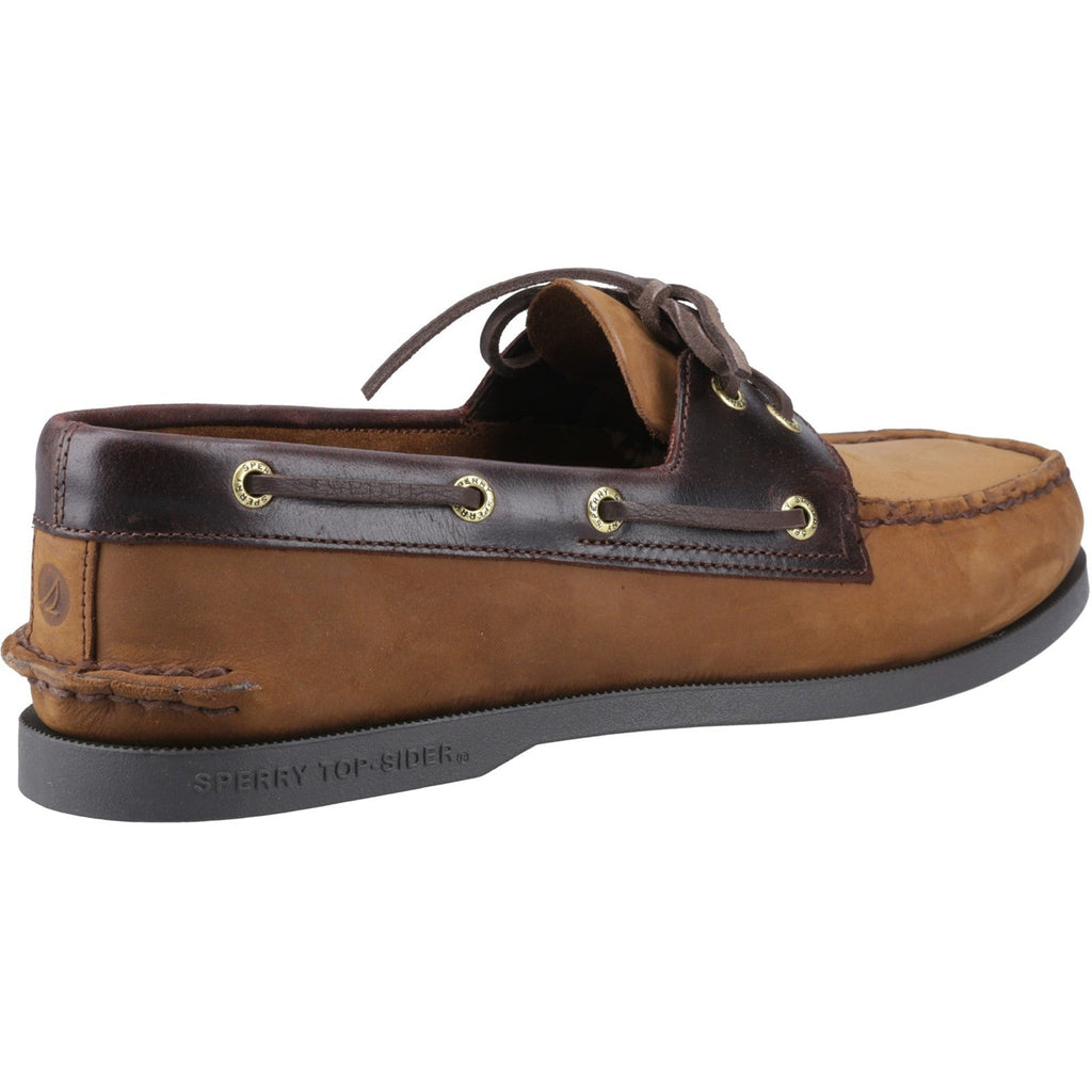 Sperry Mens Authentic Original 2-Eye Boat Shoes | Brown Combo