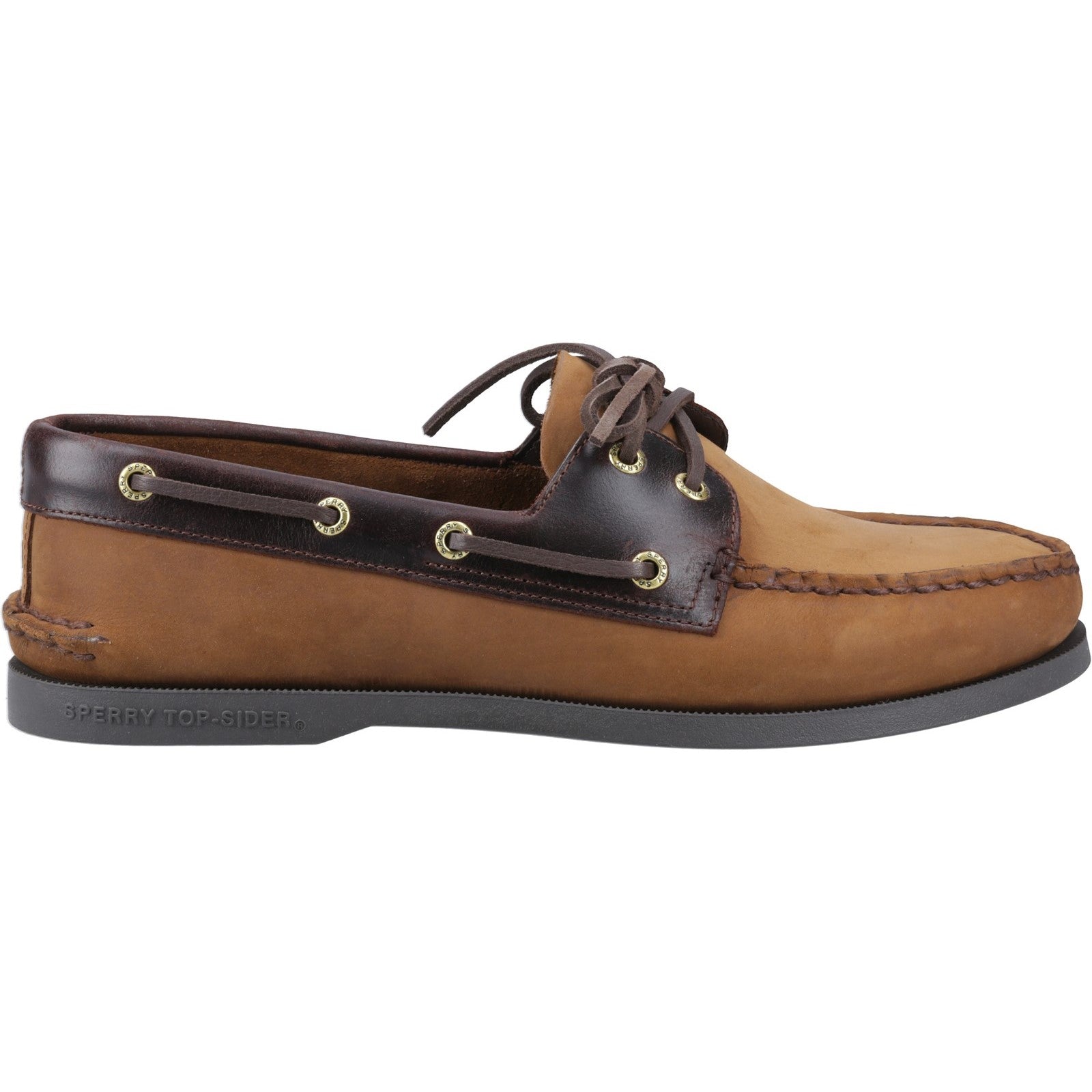 Sperry Mens Authentic Original 2-Eye Boat Shoes | Brown Combo