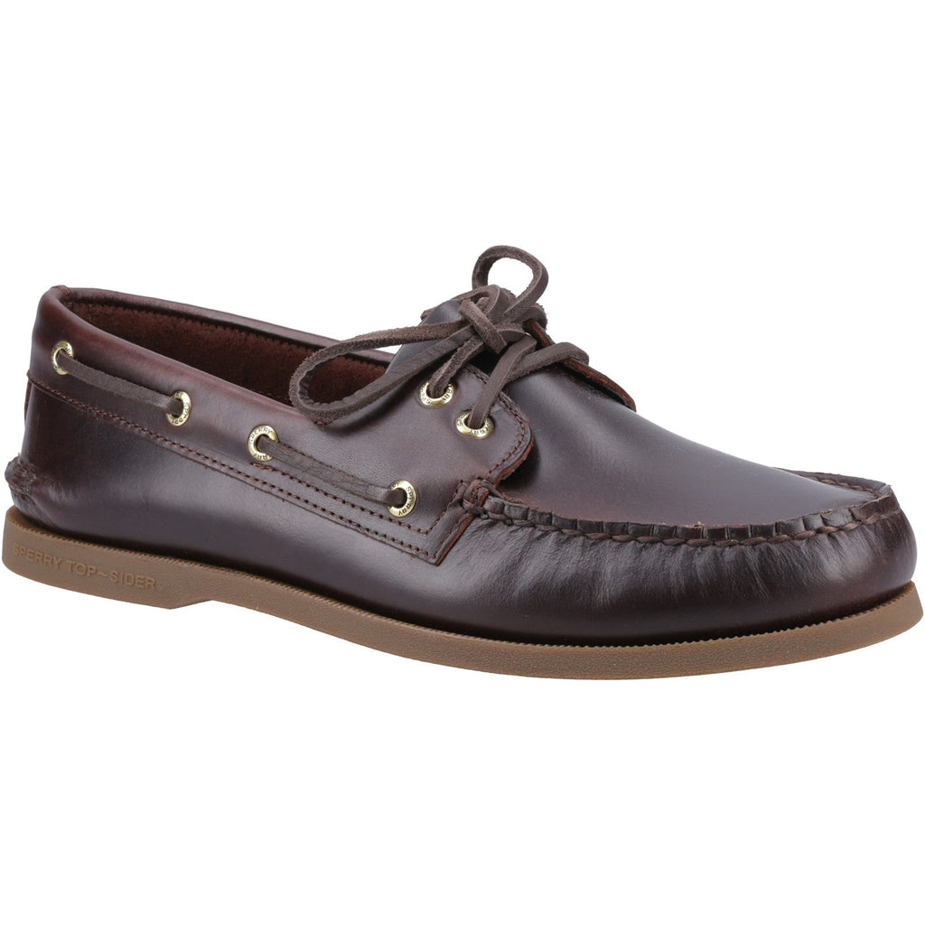 Sperry Mens Authentic Original 2-Eye Boat Shoes | Amaretto
