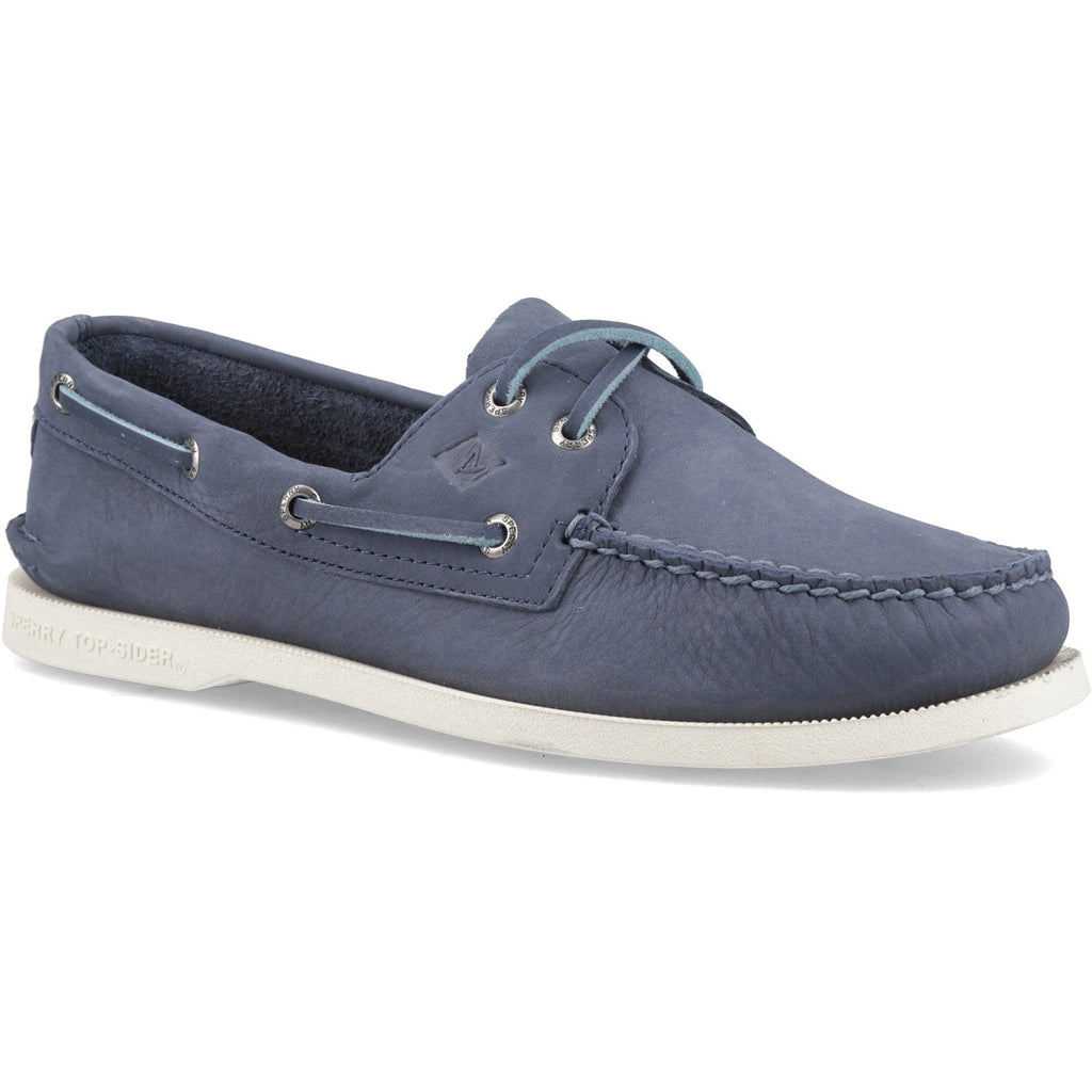 Sperry Mens Authentic Original 2-Eye Boat Shoes | Dark Blue