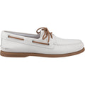 Sperry Mens Authentic Original 2-Eye Boat Shoes | White Gum