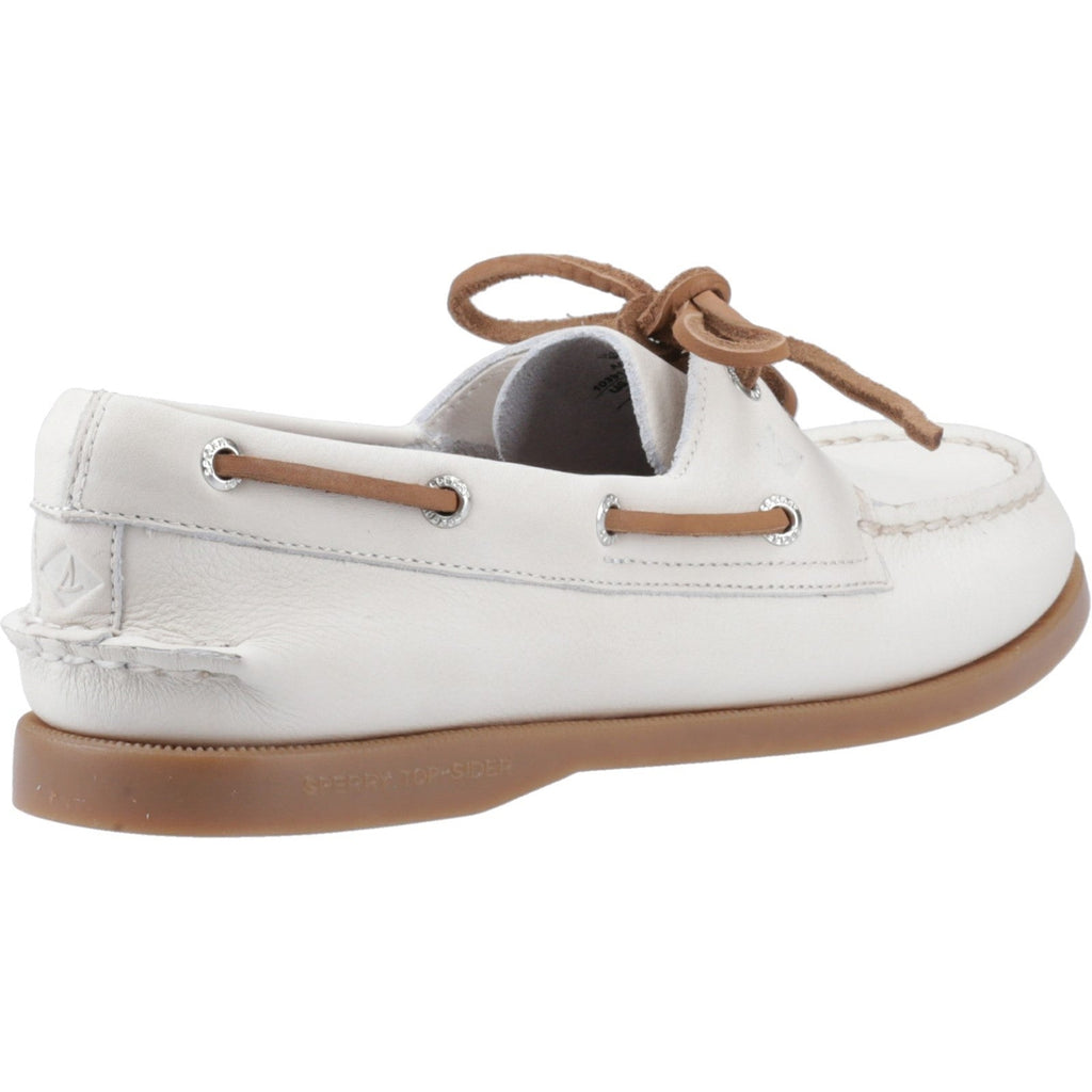 Sperry Womens Authentic Original 2-Eye Boat Shoe | White Gum