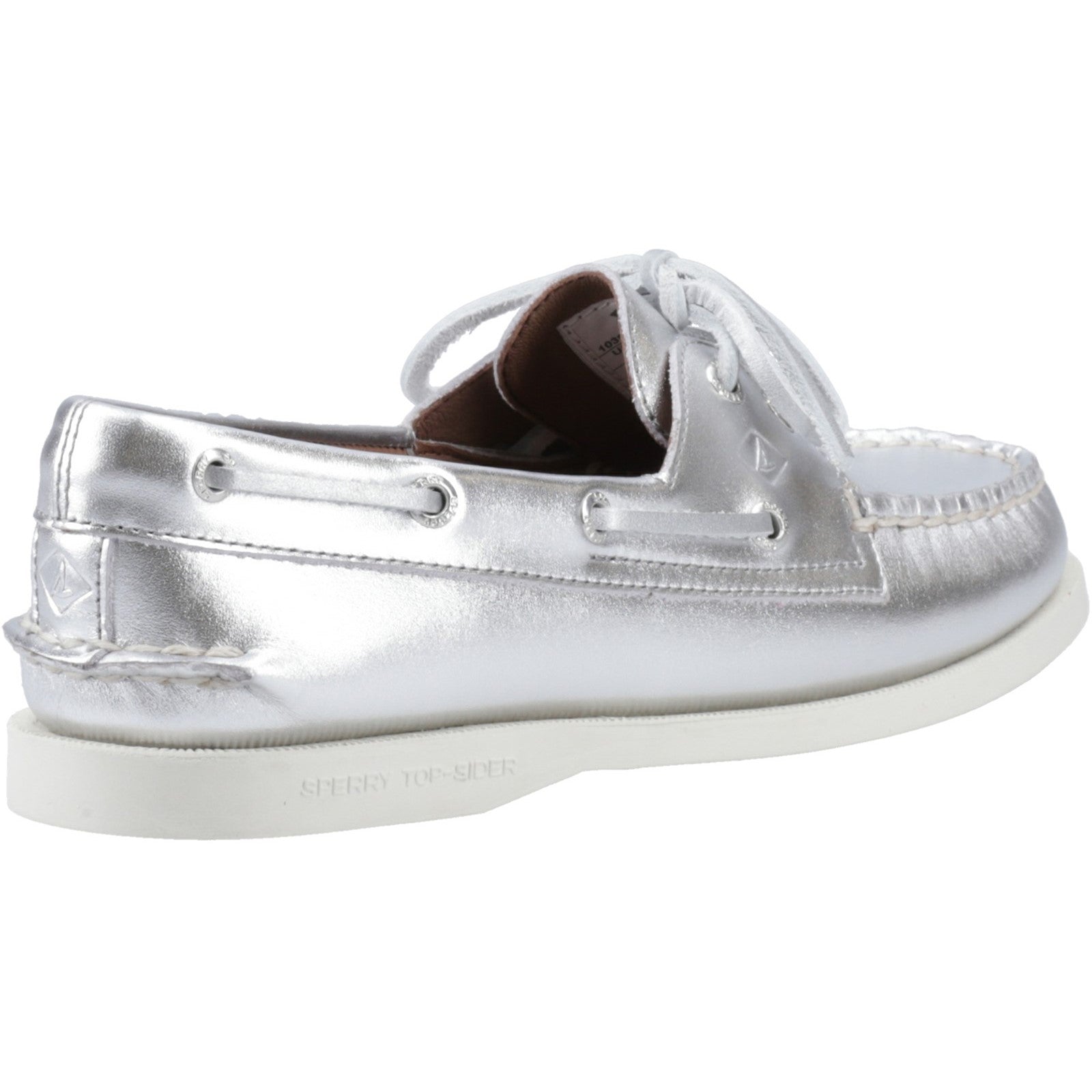 Sperry Womens Authentic Original 2-Eye Boat Shoe | Silver