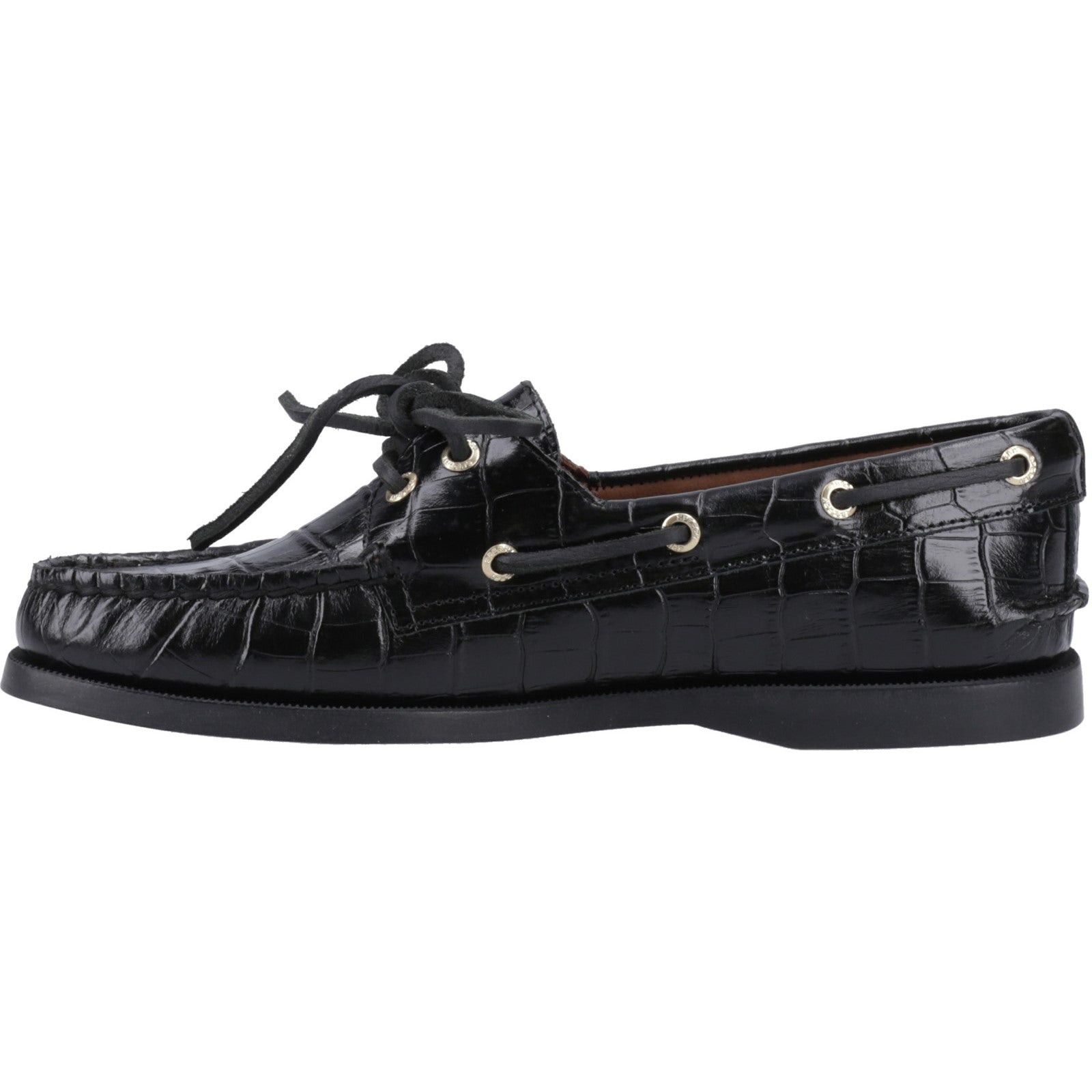Sperry Womens Authentic Original 2-Eye Boat Shoe | Black