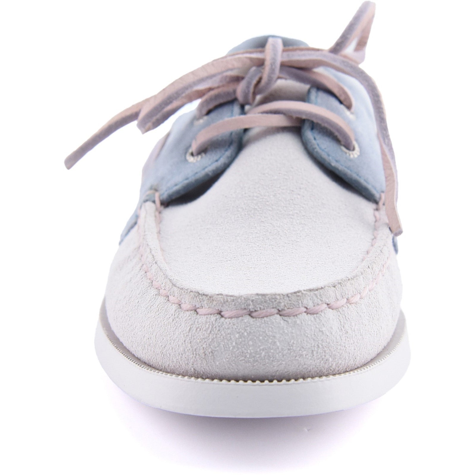 Sperry Womens Authentic Original 2-Eye Boat Shoe | White Blue