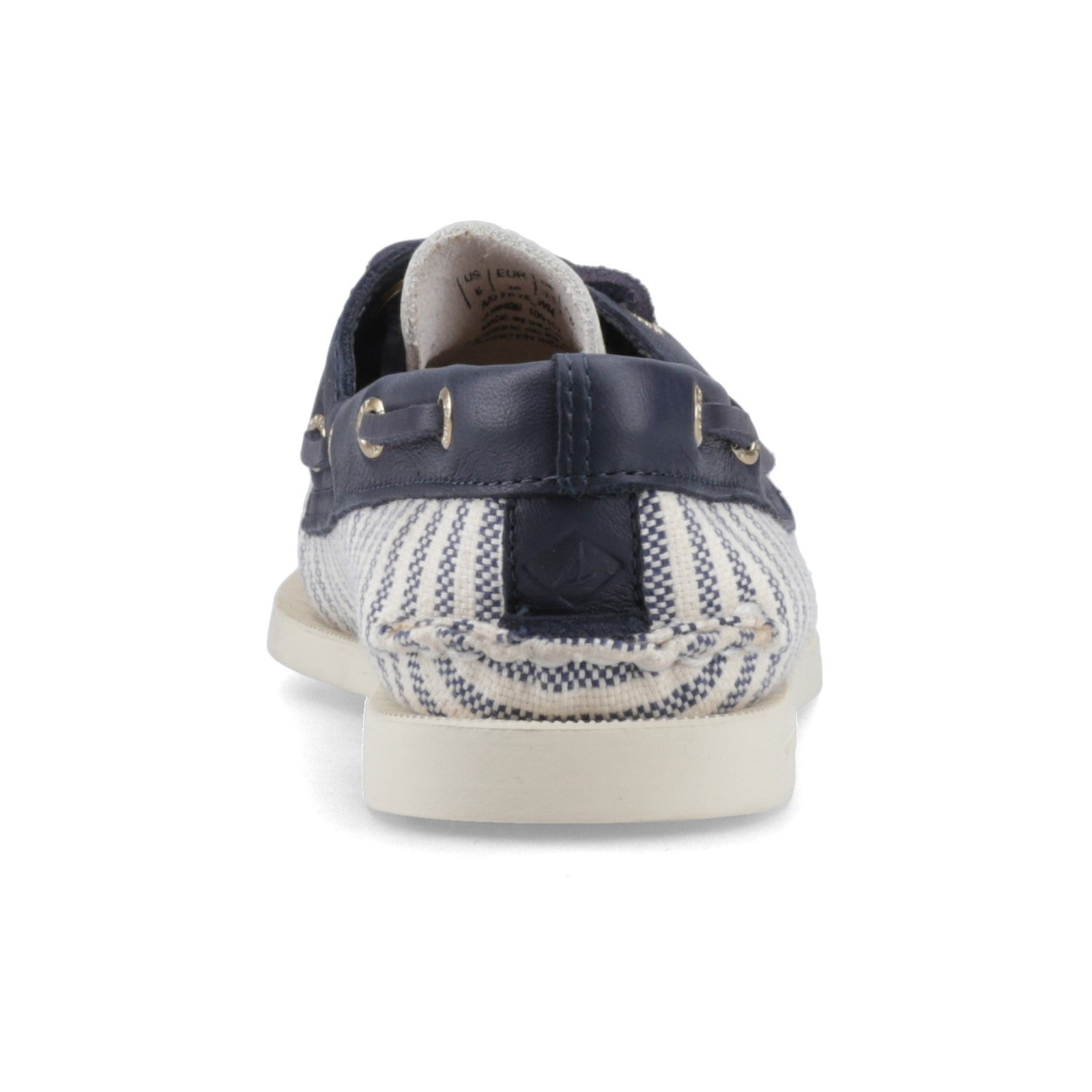 Sperry Womens Port Driving Moccasin Shoe | White Navy