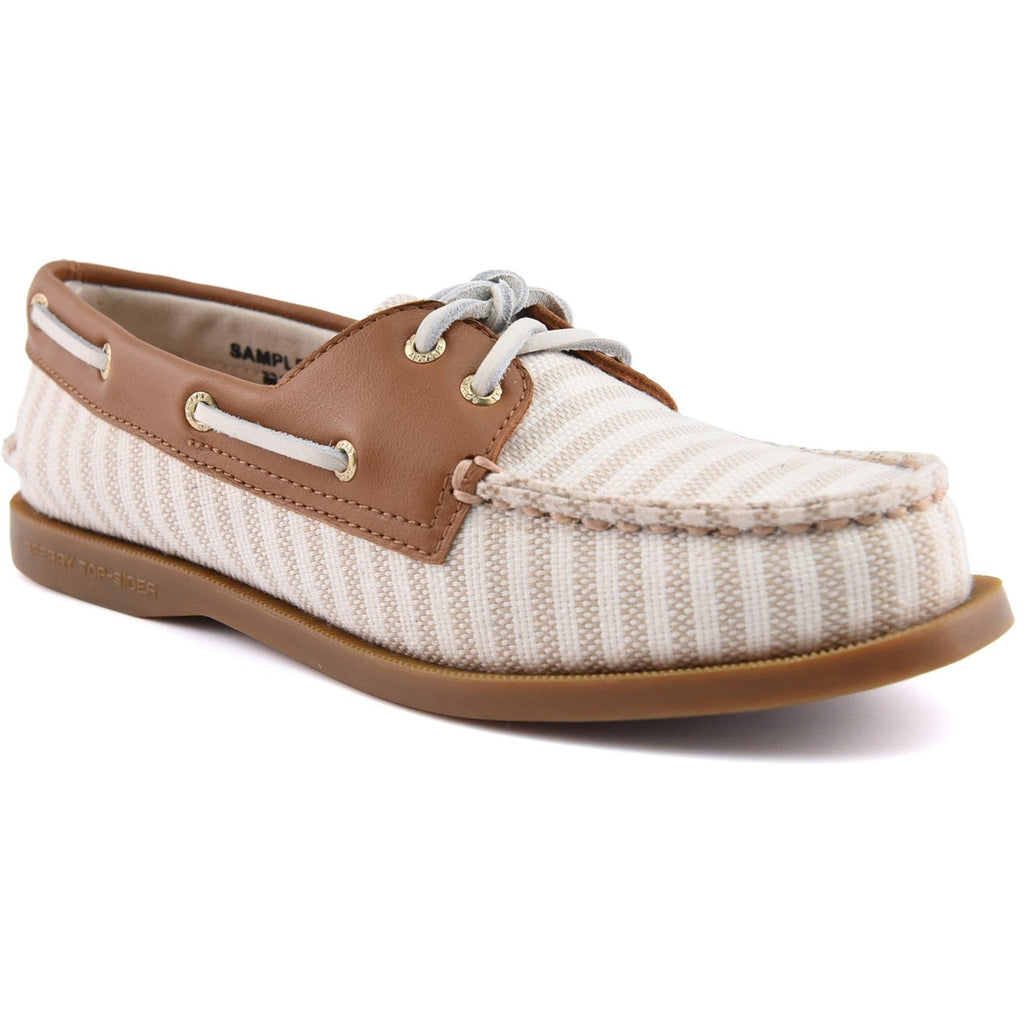 Sperry Womens Authentic Original 2-Eye Boat Shoe | White Natural
