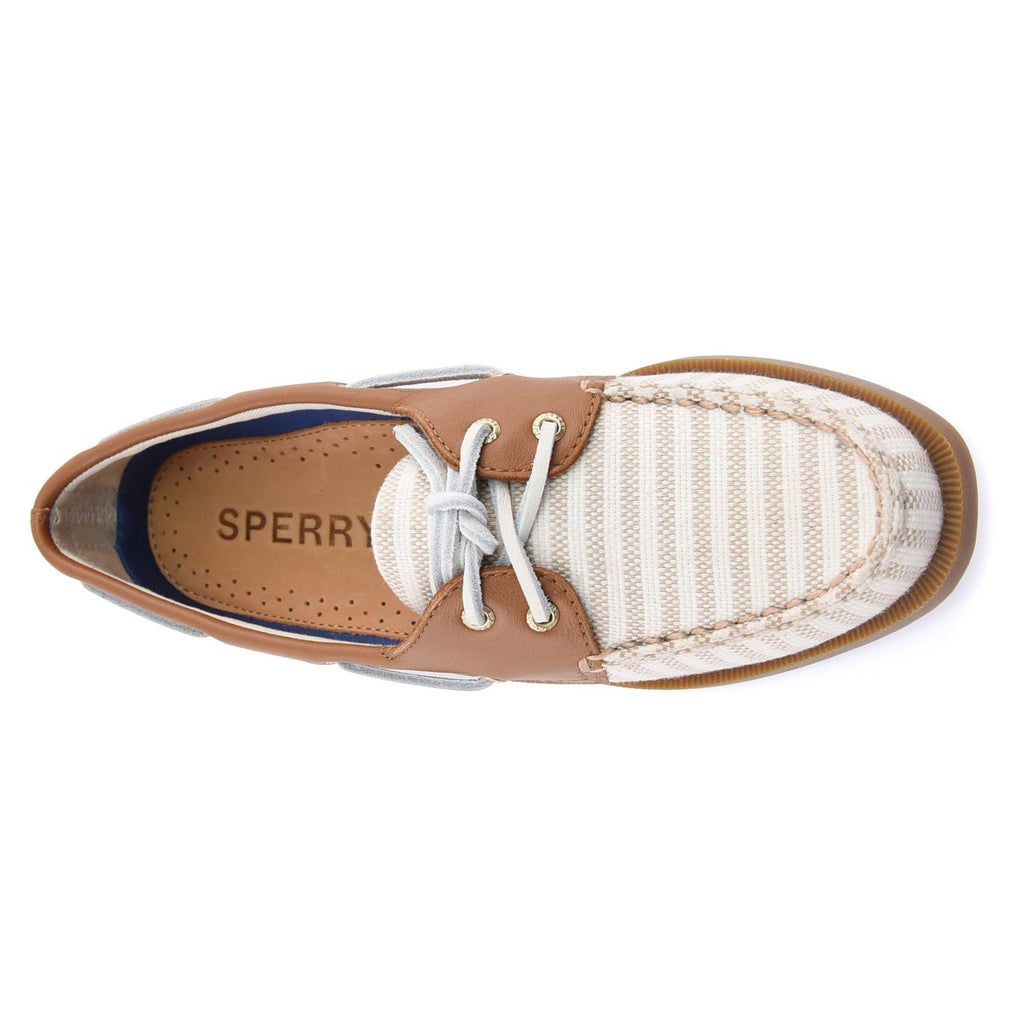 Sperry Womens Authentic Original 2-Eye Boat Shoe | White Natural