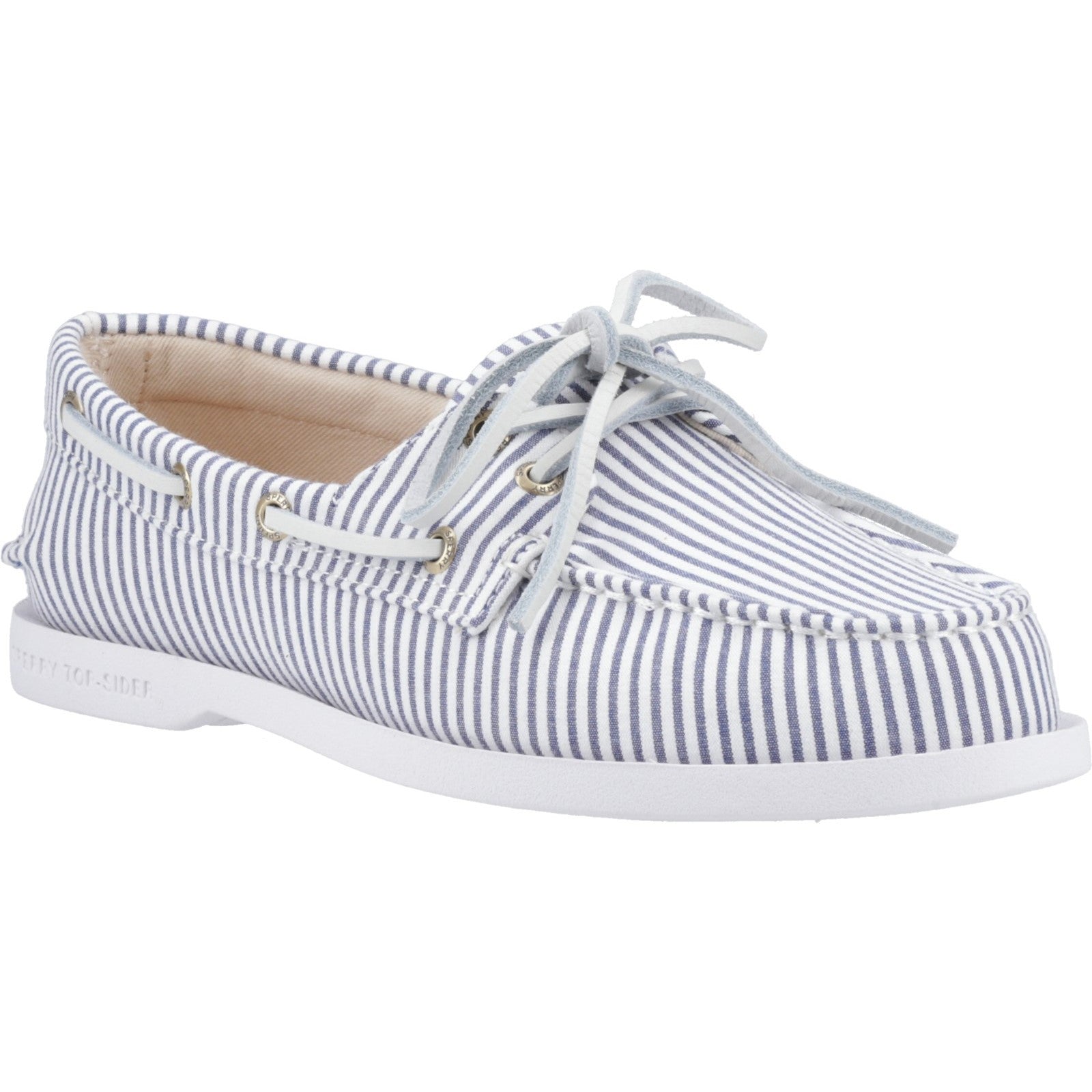 Sperry Womens Authentic Original 2-Eye Boat Shoe | Navy White