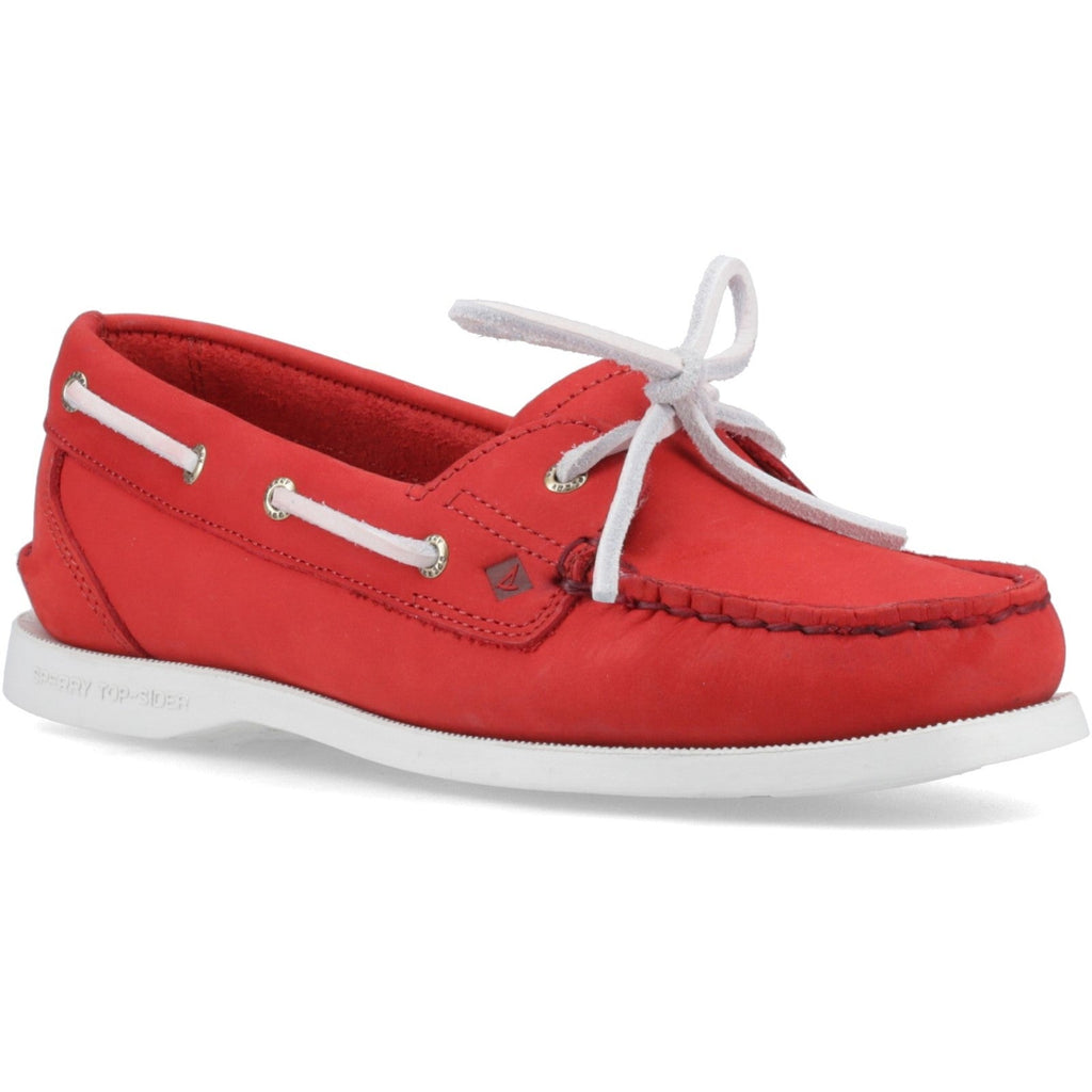 Sperry Womens Authentic Original 1-Eye Boat Shoe | Red
