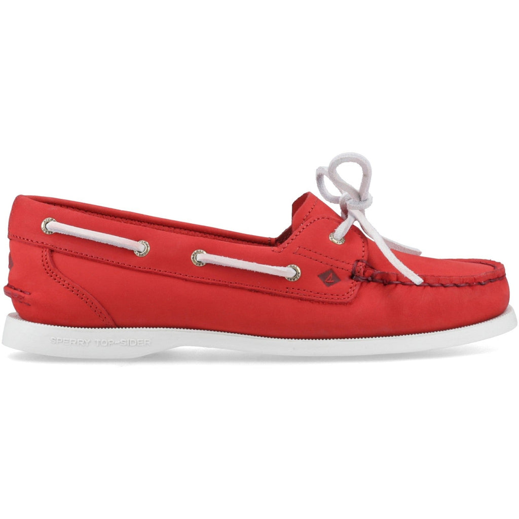 Sperry Womens Authentic Original 1-Eye Boat Shoe | Red