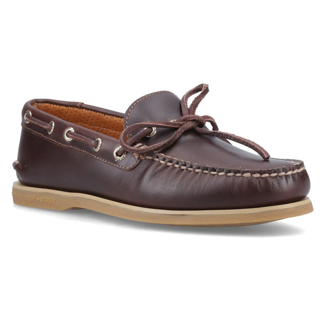 Sperry Mens Authentic Original Gold Cup 1-Eye Boat Shoes | Brown