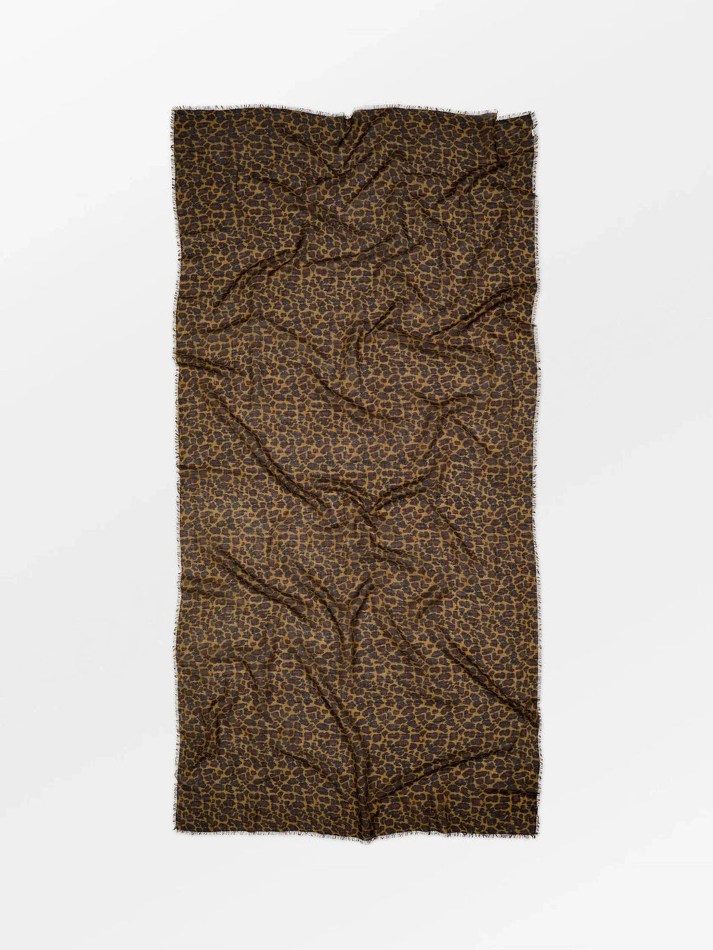 Becksondergaard Leopard Wool Scarf in Black